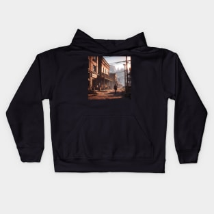 Red dead redemption 2 inspired art Kids Hoodie